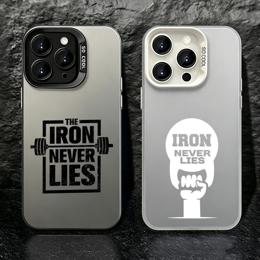 Phone Cases Yellow - غطاء هاتف T-THE IRON NEVER LIES،