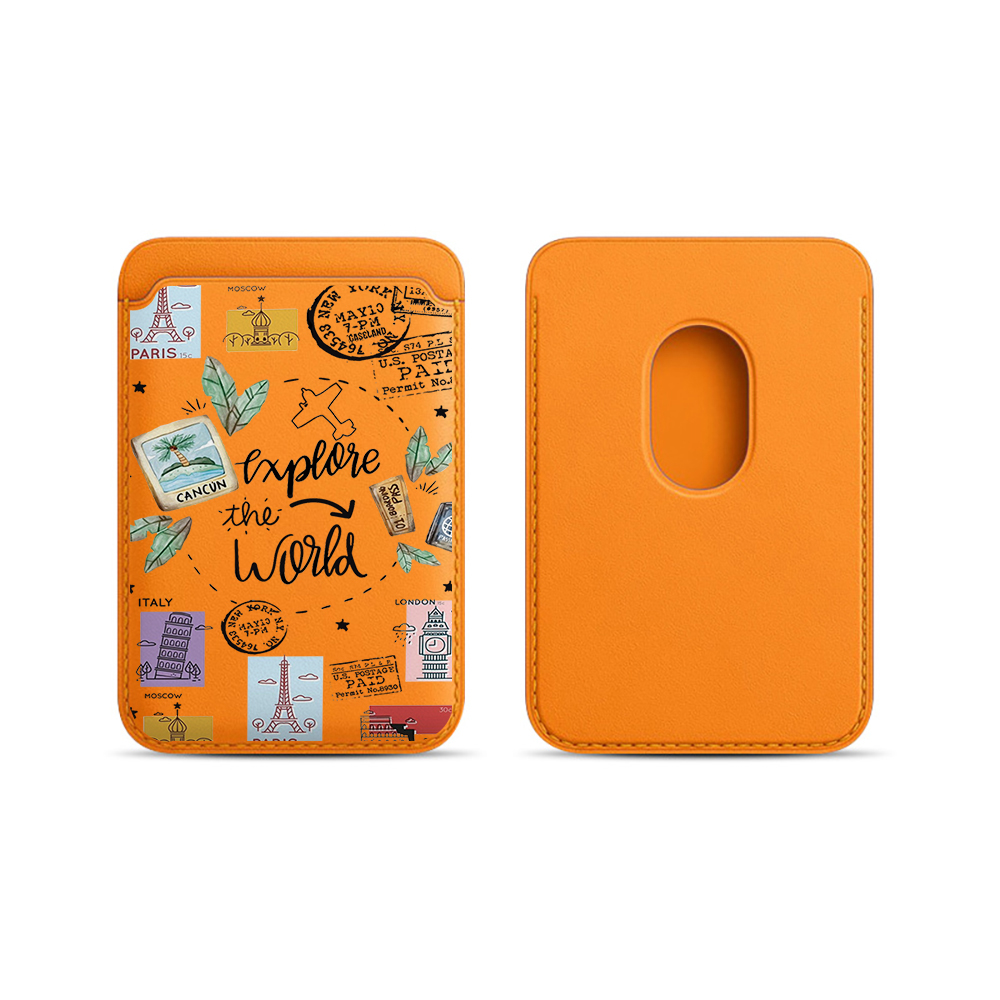 Phone Cases With Wallet On Back - حافظة بطاقات جلدية عصرية من تريند