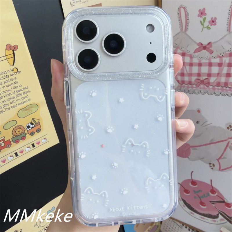 Phone Cases Kawaii - غطاء هاتف كوري بتصميم نجمة لامعة
