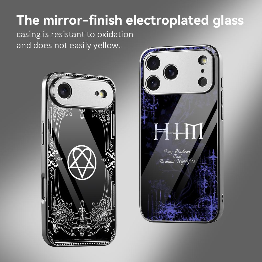 Phone Cases Iphone 12 - جراب هاتف روك باند H-HIM لهواتف