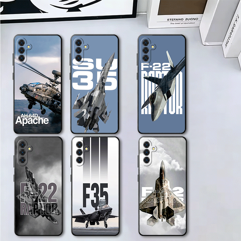 Phone Cases Aviation - غطاء هاتف ناعم بتصميم طائرة مقاتلة