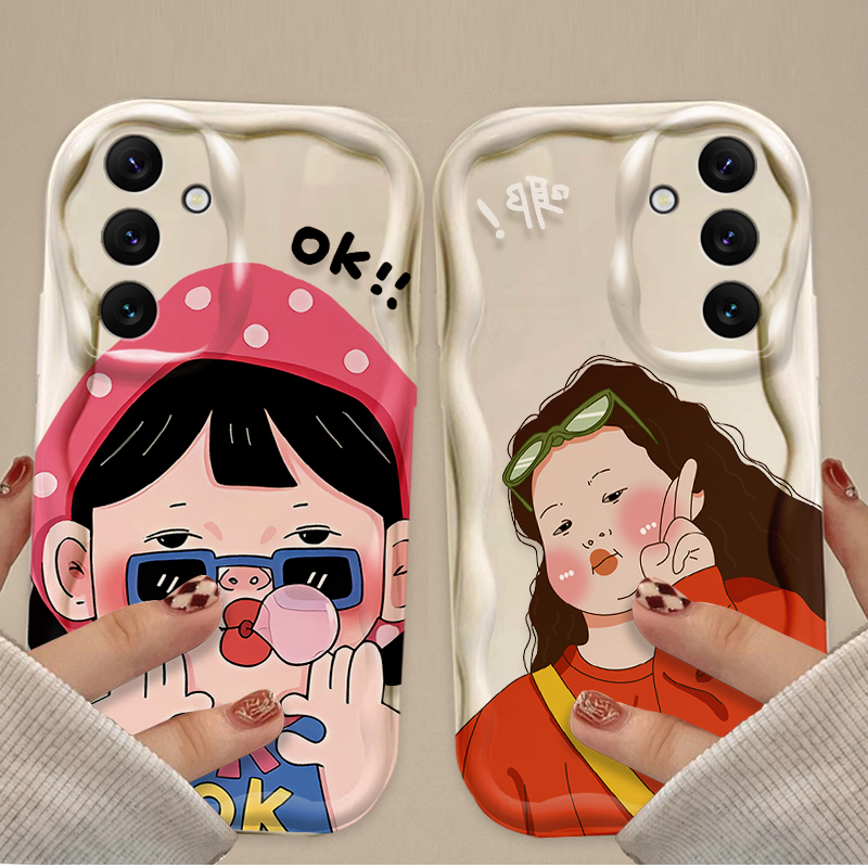 Phone Cases For Boys - مضحك صبي لطيف فتاة موجة لينة