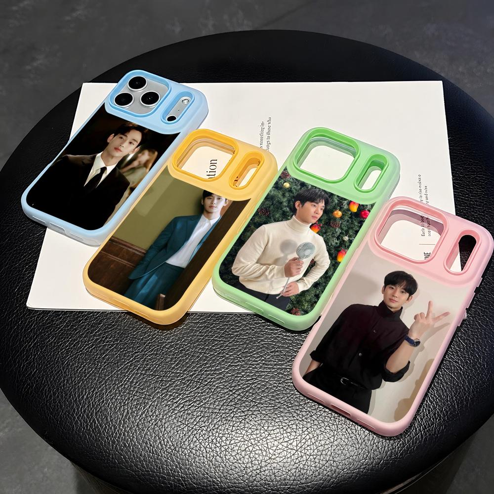 Phone Cases With Card Holder - جراب هاتف كوري بتصميم نجمة كيم