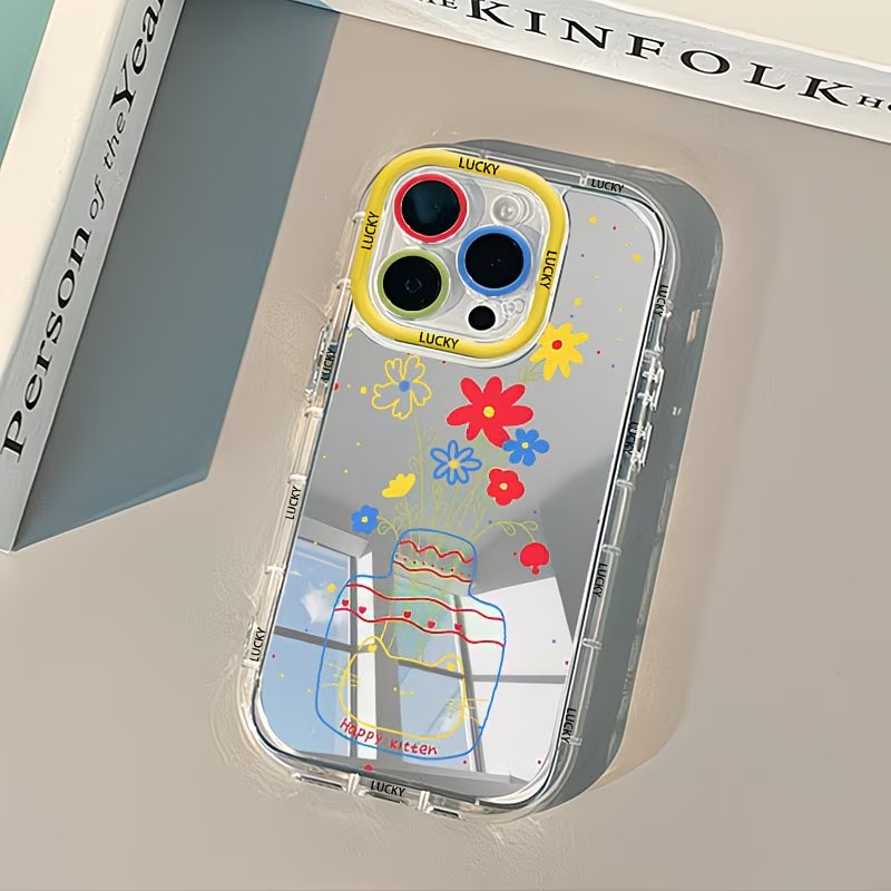 Phone Cases Art - غطاء هاتف ناعم بتصميم مرآة على