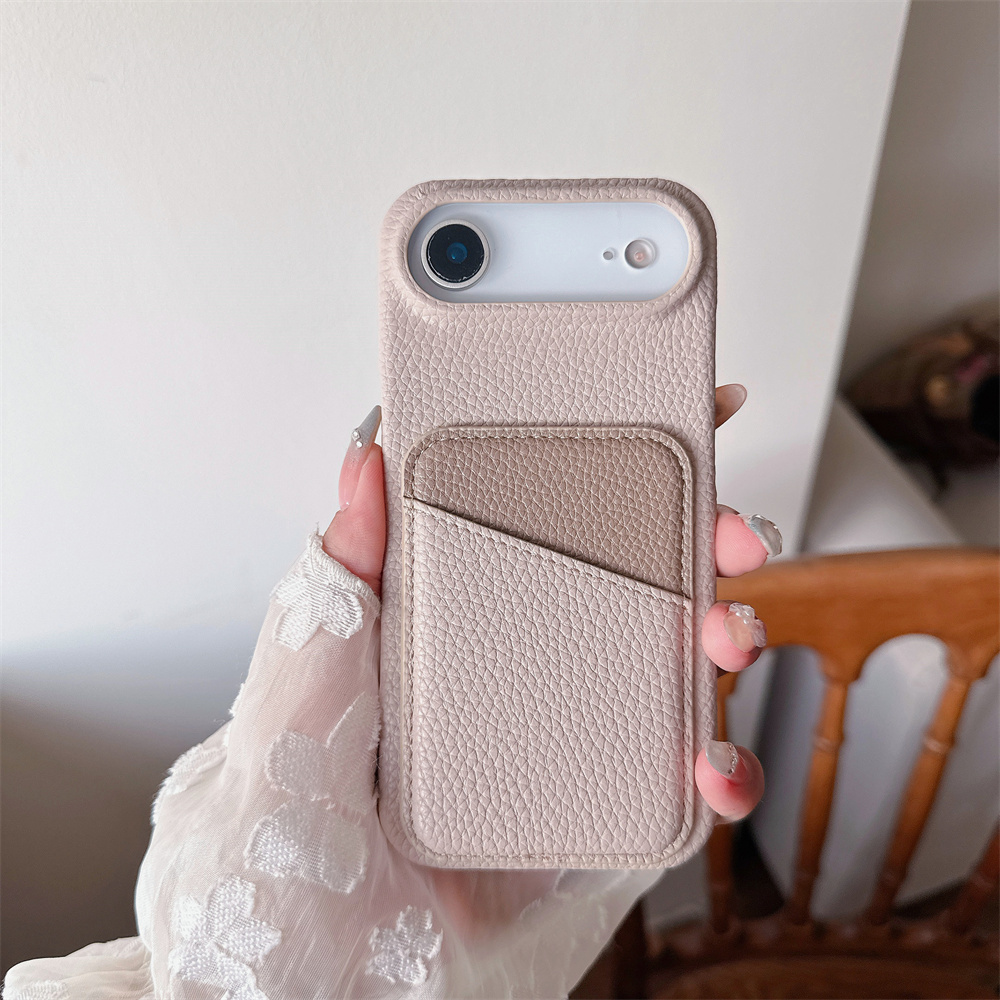 Phone Cases With Wallet On Back - فاخر اللون الاصطدام محفظة جلدية فتحة