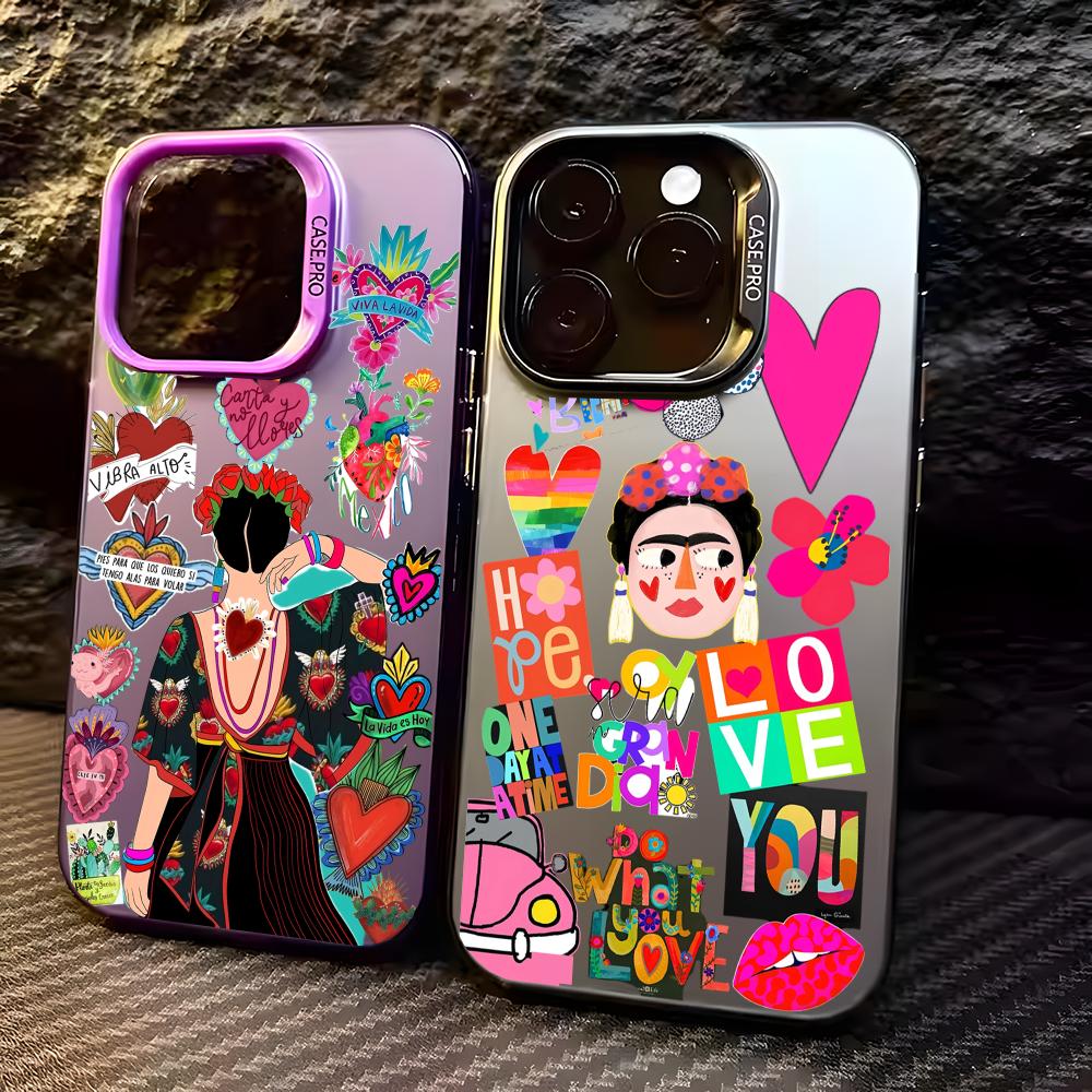 Phone Cases Art - جراب هاتف بتصميم فريدا كالو لهواتف