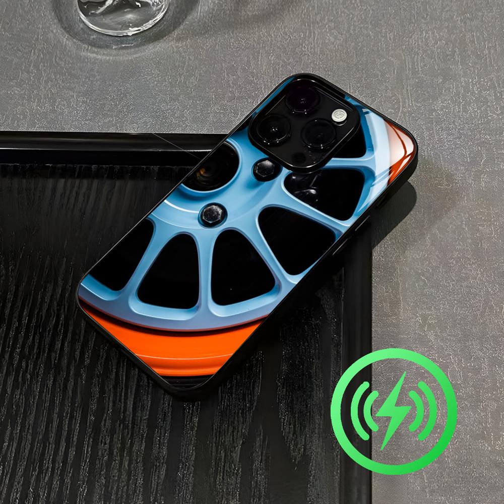 Phone Cases Iphone 12 - جراب هاتف زجاجي بتصميم سيارة جولف