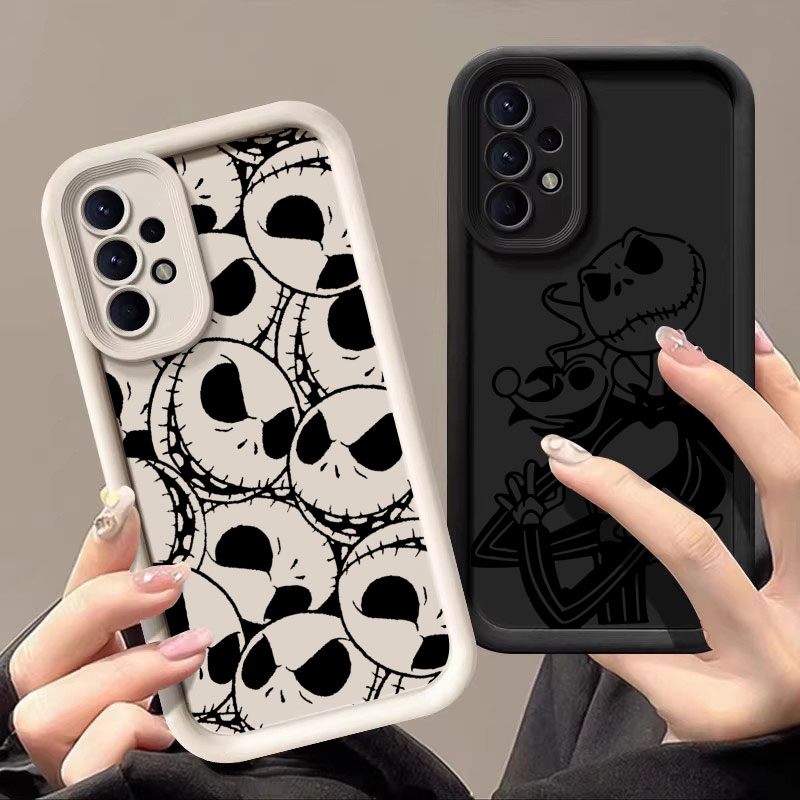 Phone Cases Samsung A14 - جراب سيليكون ناعم بتصميم جاك سالي