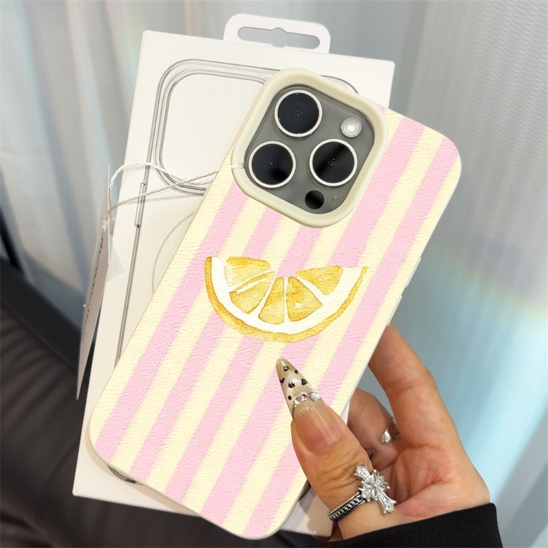 Phone Cases Australia - غطاء هاتف بنمط الليمون الطازج لآيفون