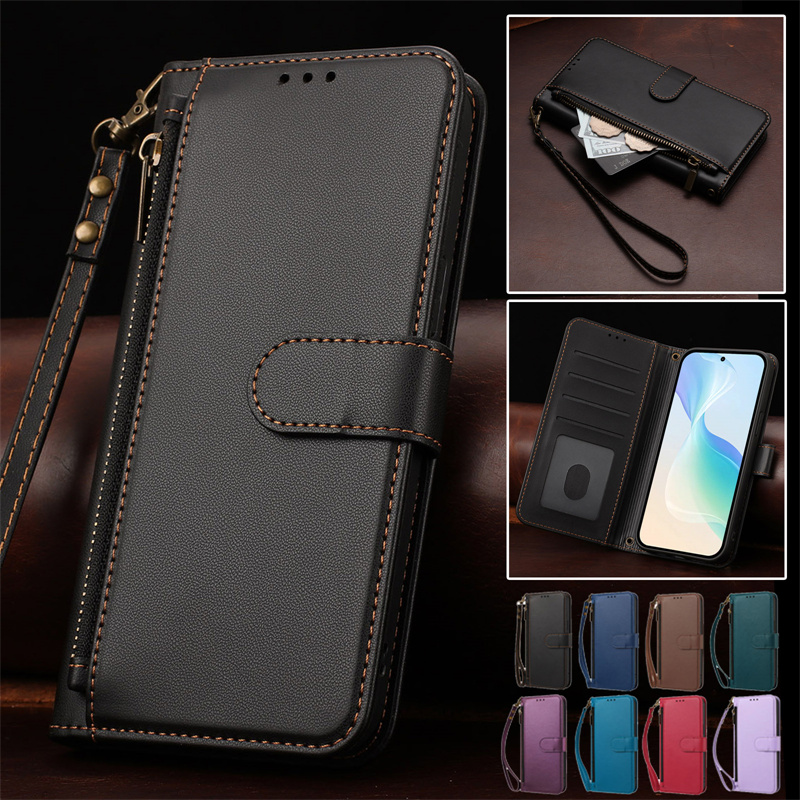 Phone Cases With Wallet On Back - جراب هاتف قلاب من جلد البولي