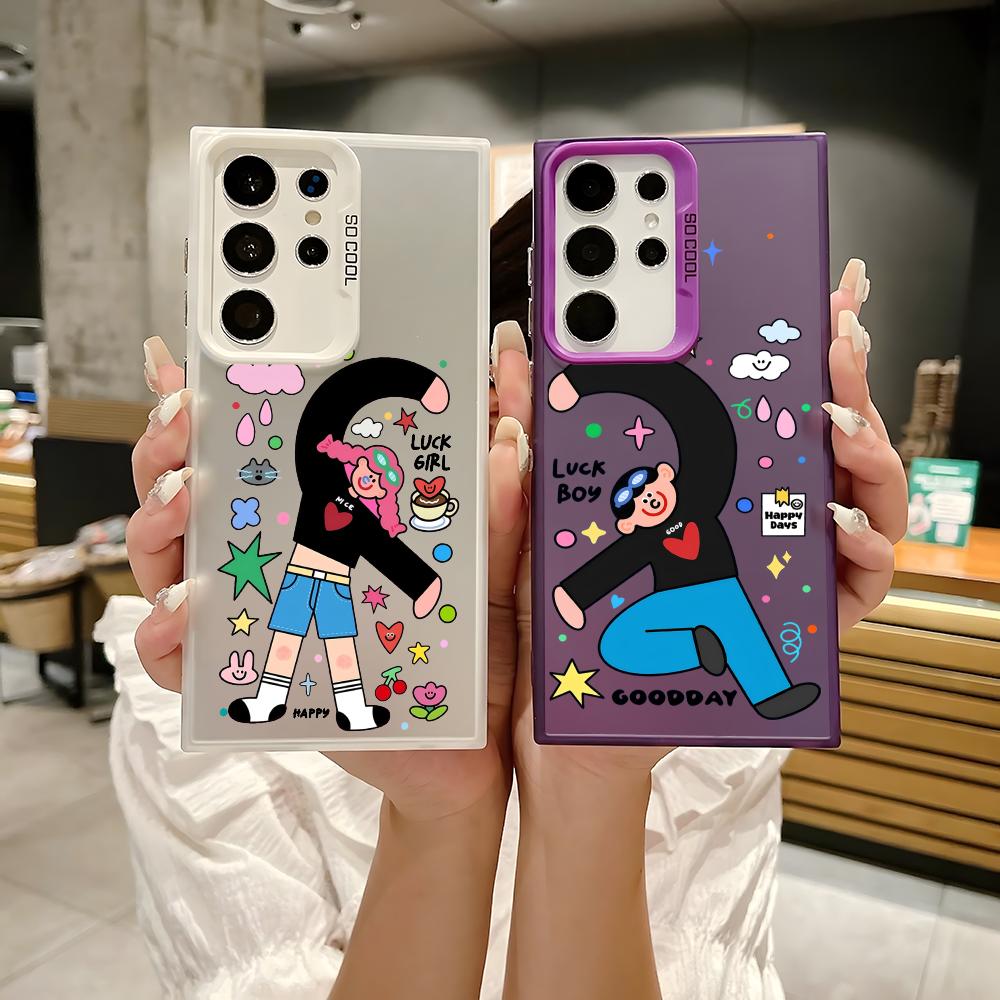 Phone Cases For Boys - غطاء هاتف كرتوني مضحك للفتيات والأولاد