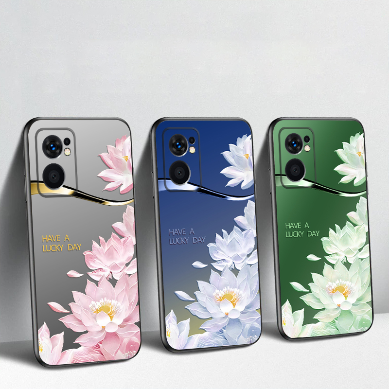 Phone Cases Yellow - التدرج الأصفر لوتس ل OnePlus 8