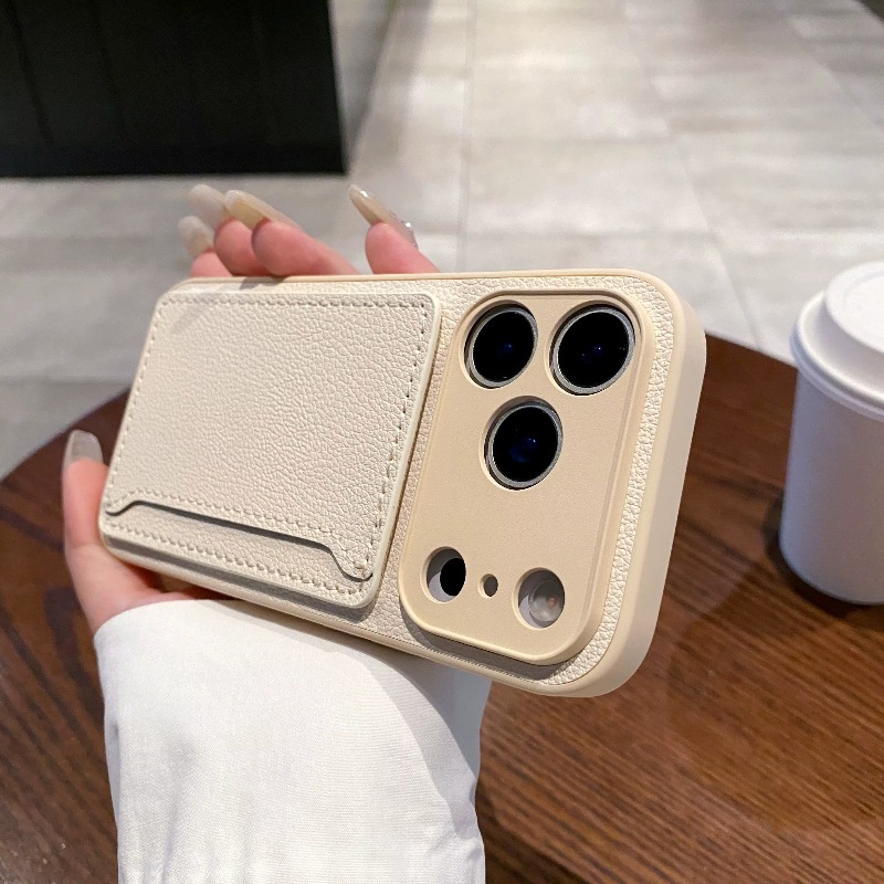Phone Cases With Wallet On Back - محفظة من جلد البولي يوريثان حافظة