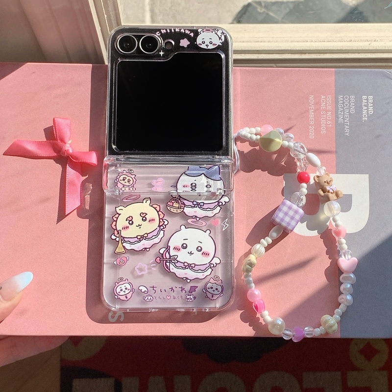 Phone Cases With Card Holder - حافظة هاتف لطيفة بتصميم كرتوني أنيمي