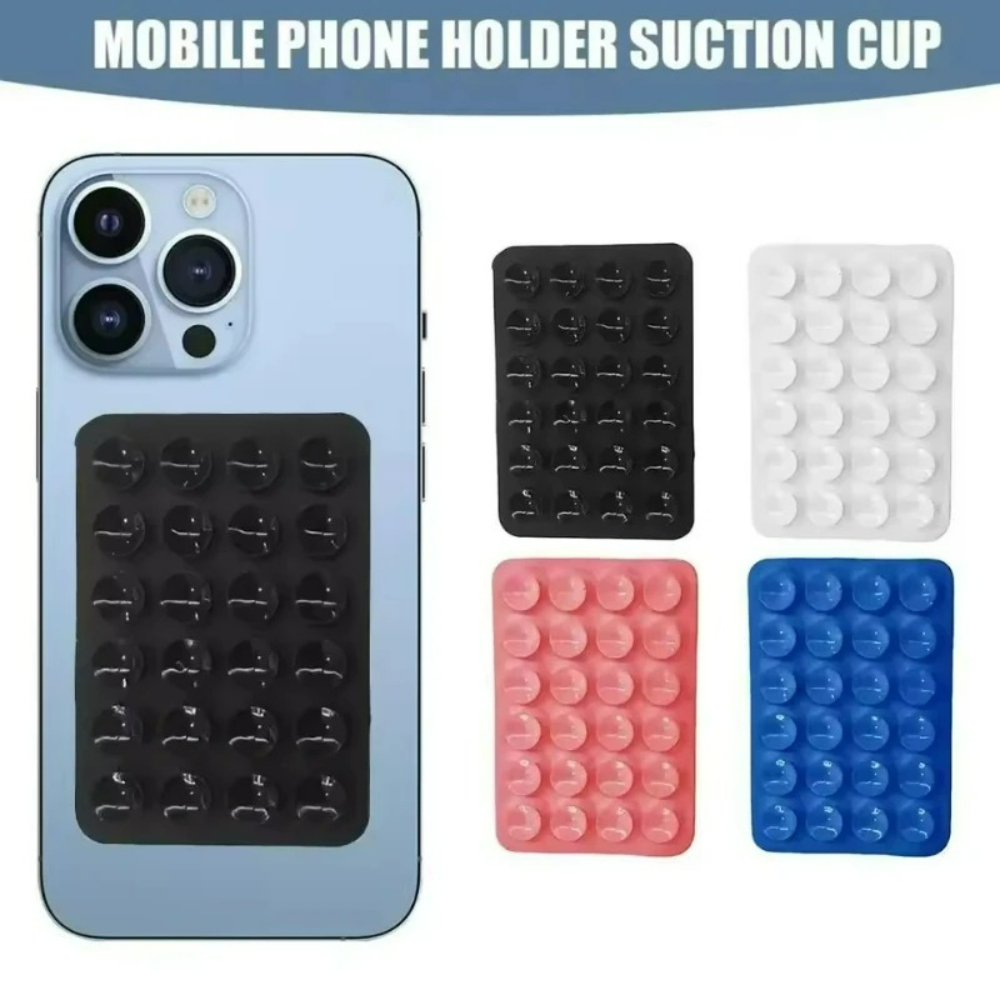 Phone Cases Video - حامل هاتف سيليكون مع كأس شفط،