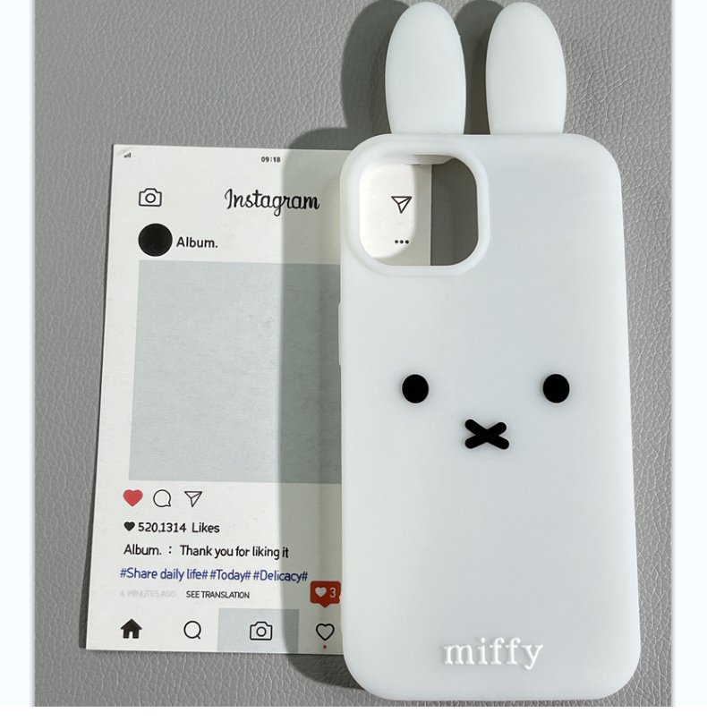 Phone Cases Kawaii - غطاء هاتف ثلاثي الأبعاد بتصميم كرتوني