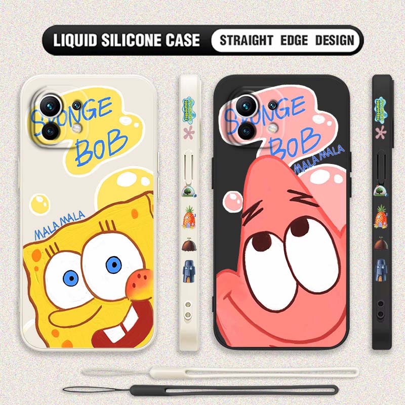 Phone Cases Xiaomi 15T - غطاء هاتف سائل بتصميم سبونج بوب