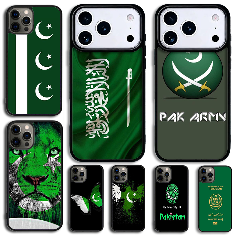 Phone Cases Pakistan - غطاء هاتف بعلم باكستان لآيفون 14