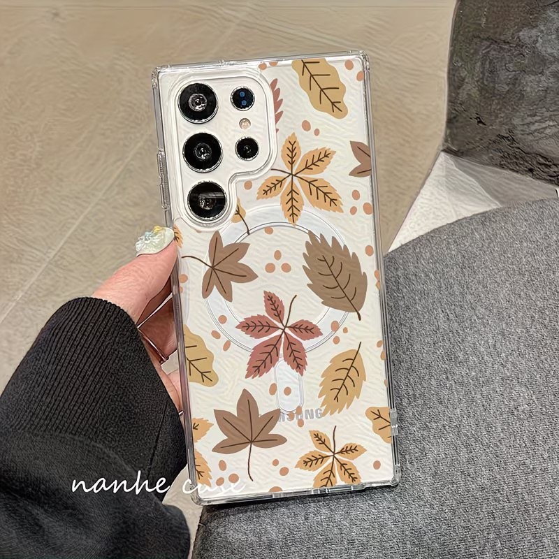 غطاء هاتف بنمط ورقة القيقب لسا - مراجعة Phone Cases With Magsafe وسعره