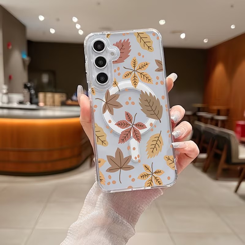 غطاء هاتف بنمط ورقة القيقب لسا - مراجعة Phone Cases With Magsafe وسعره