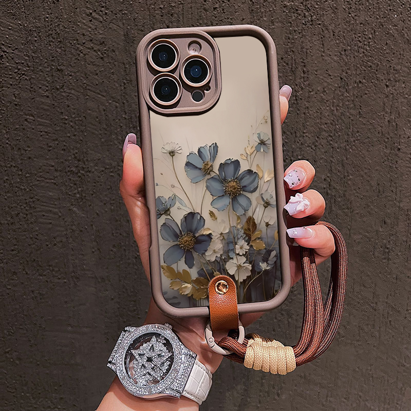 جراب هاتف بتصميم زهرة زرقاء مع - مراجعة Phone Cases Blue وسعره