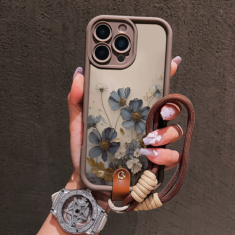 جراب هاتف بتصميم زهرة زرقاء مع - مراجعة Phone Cases Blue وسعره