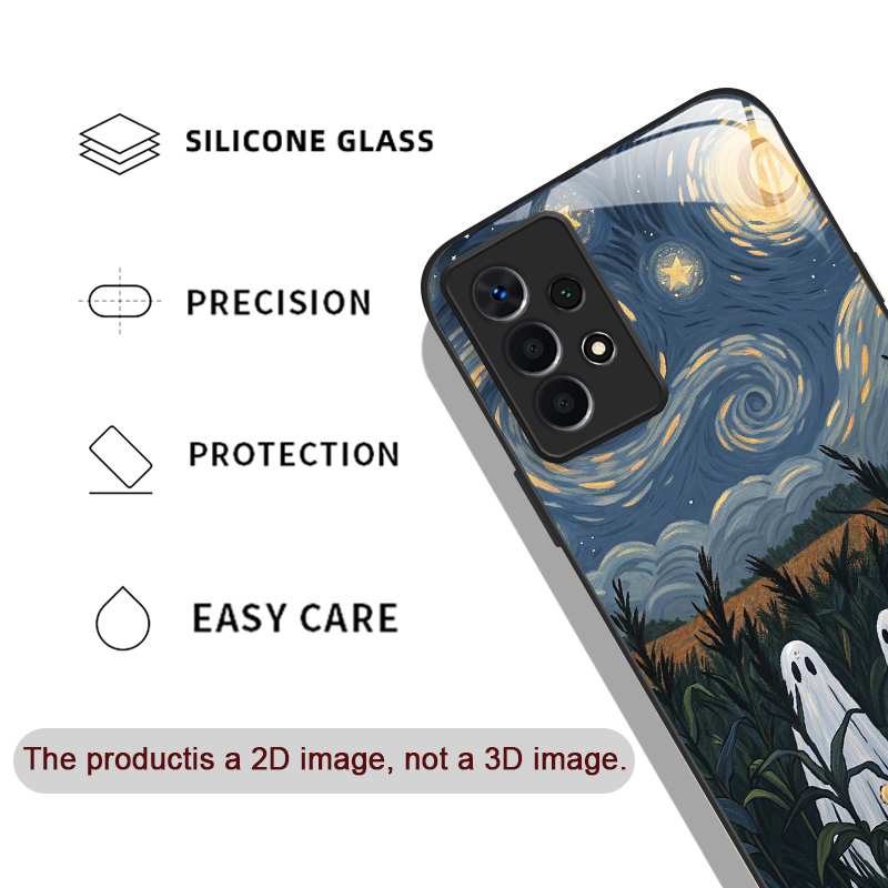 مضحك شبح مجردة الفن نمط الزجاج - مراجعة Phone Cases Art وسعره