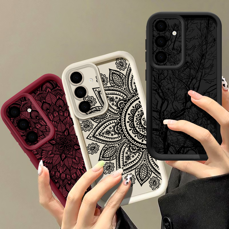 غطاء هاتف بنمط زهور عتيق لسامس - مراجعة Phone Cases Samsung A14 وسعره