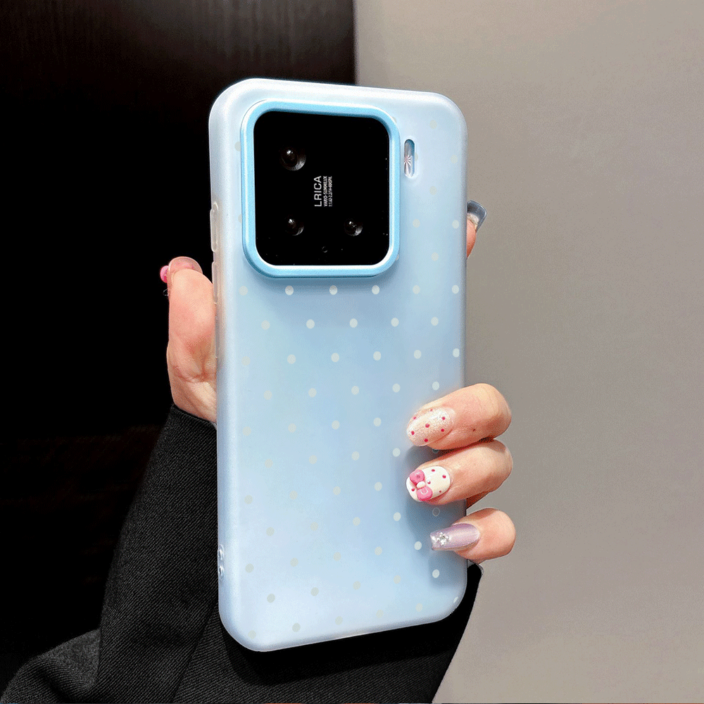 غطاء هاتف لطيف بنقاط زرقاء فات - مراجعة Phone Cases Blue وسعره