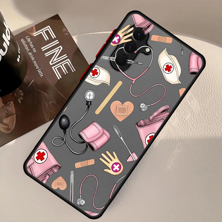 غطاء هاتف بتصميم ممرضة أنيق له - مراجعة Phone Cases Samsung A14 وسعره
