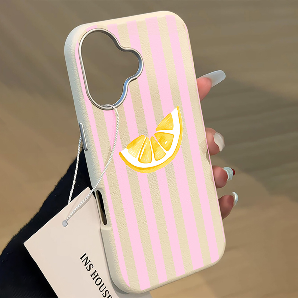 غطاء هاتف بخطوط وردية ليمونية  - مراجعة Phone Cases Xiaomi 15T وسعره
