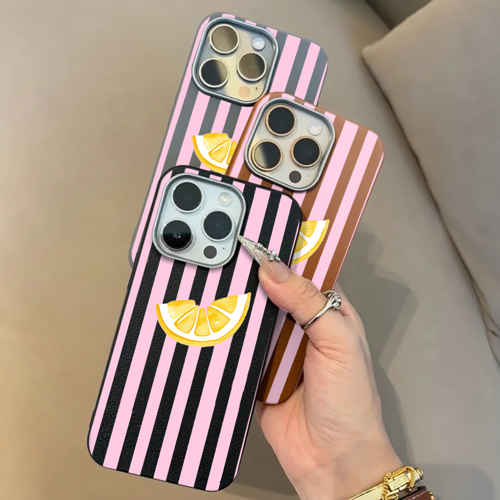 غطاء هاتف بخطوط وردية ليمونية  - مراجعة Phone Cases Xiaomi 15T وسعره