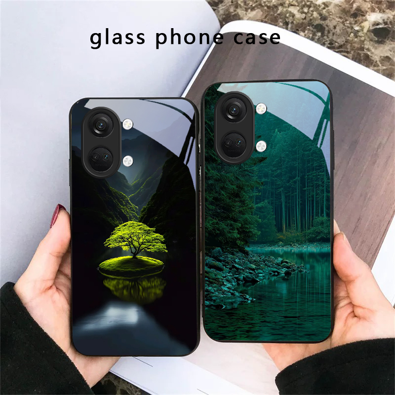 غطاء هاتف زجاجي بنمط تدفق الغا - مراجعة Phone Cases Oneplus وسعره