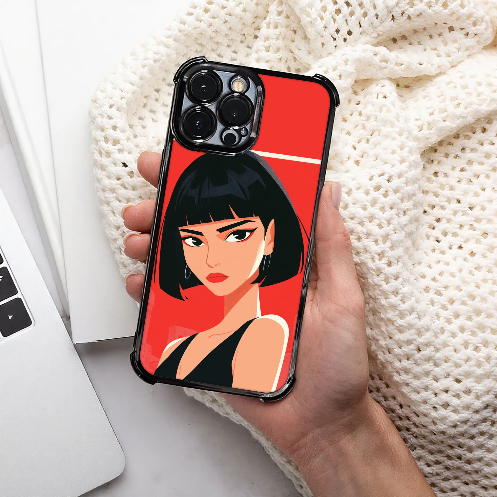 غطاء حماية جديد مضاد للصدمات ب - مراجعة Phone Cases Cool Girl وسعره