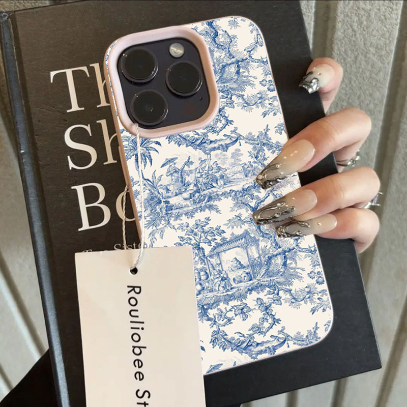 حافظة لهاتف آيفون 17 16 15 14  - مراجعة Phone Cases Blue وسعره