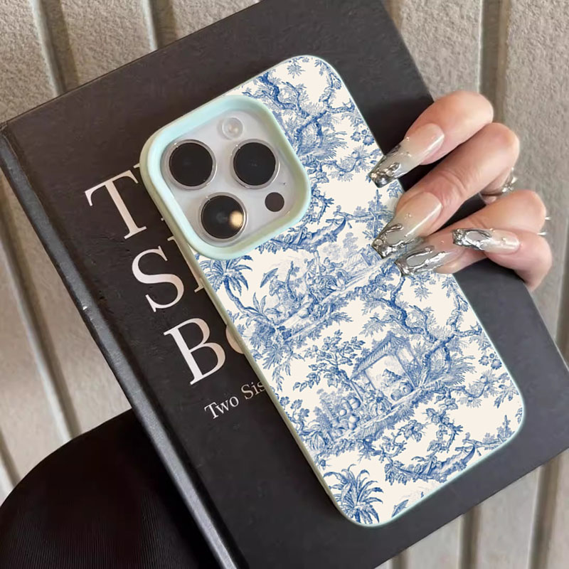 حافظة لهاتف آيفون 17 16 15 14  - مراجعة Phone Cases Blue وسعره
