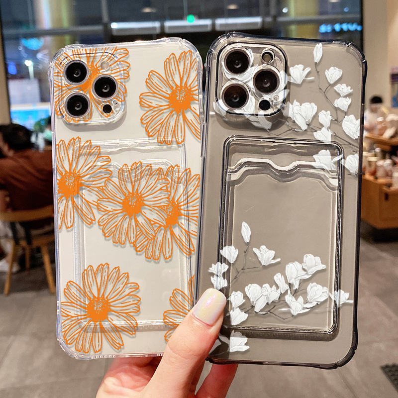 جراب هاتف بتصميم زهرة الأقحوان - مراجعة Phone Cases With Card Holder وسعره