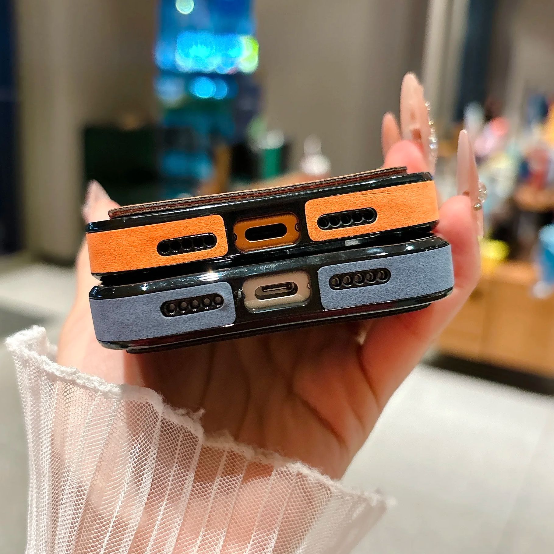 محفظة حامل بطاقة جلد الغزال جر - مراجعة Phone Cases With Card Holder وسعره