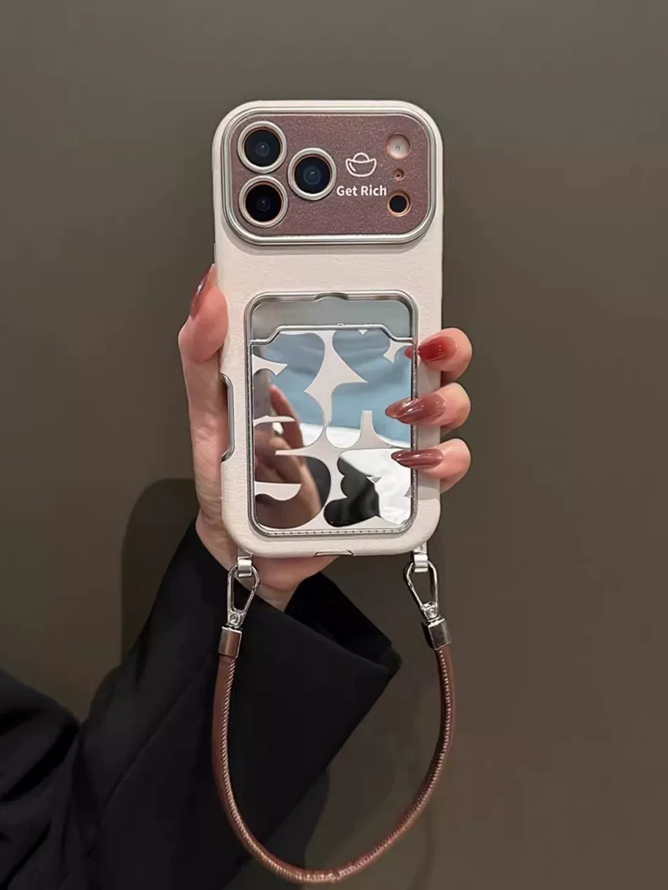 حافظة هاتف فاخرة من الجلد مع ح - مراجعة Phone Cases With Card Holder وسعره