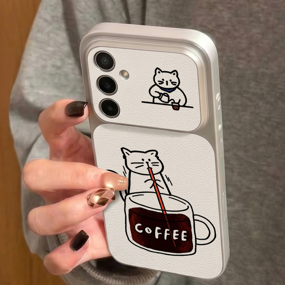 جراب هاتف بتصميم قطة لطيفة وقه - مراجعة Phone Cases Samsung A14 وسعره