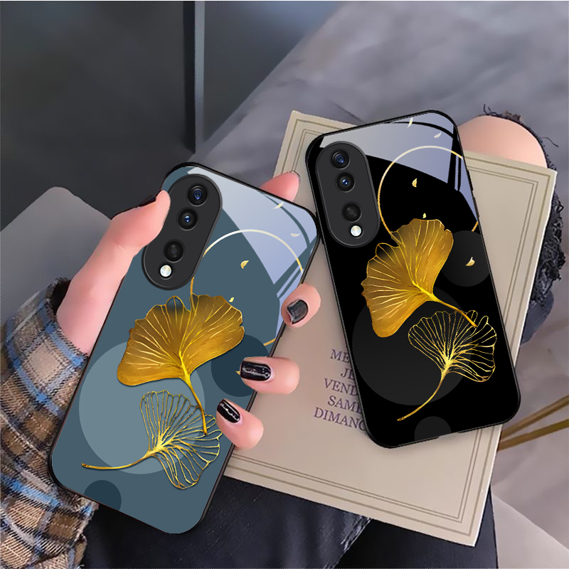 جراب هاتف زجاجي أسود بتصميم أو - مراجعة Phone Cases Yellow وسعره