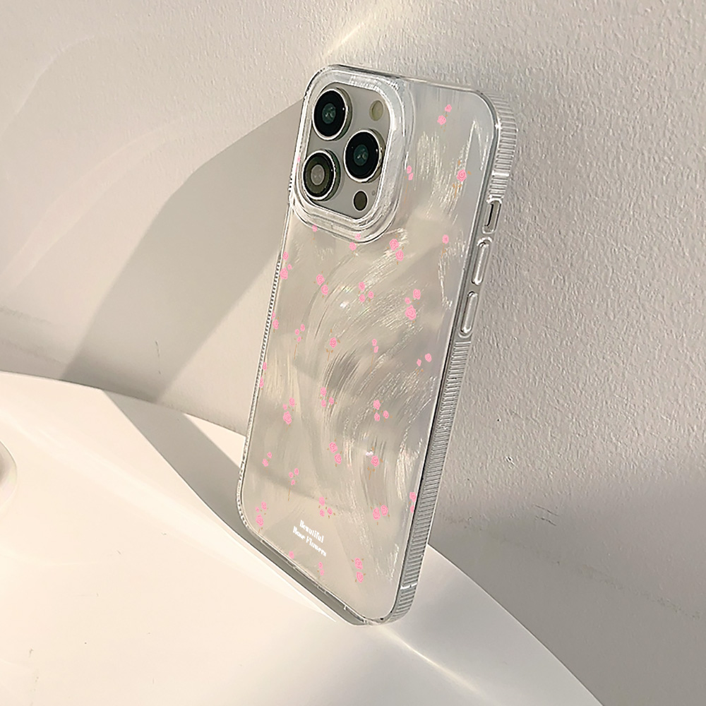 غطاء هاتف بسيط بتصميم زهور ورد - مراجعة Phone Cases Pink وسعره