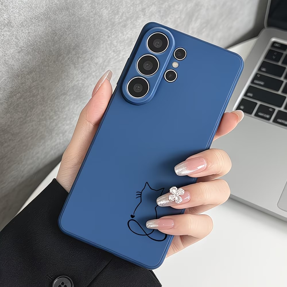 غطاء هاتف بتصميم قطة بخط فني ب - مراجعة Phone Cases Drawing وسعره
