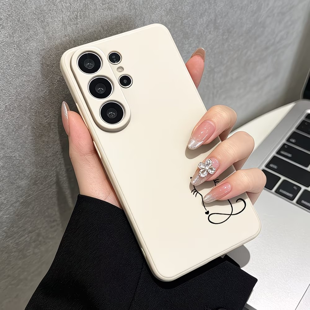 غطاء هاتف بتصميم قطة بخط فني ب - مراجعة Phone Cases Drawing وسعره