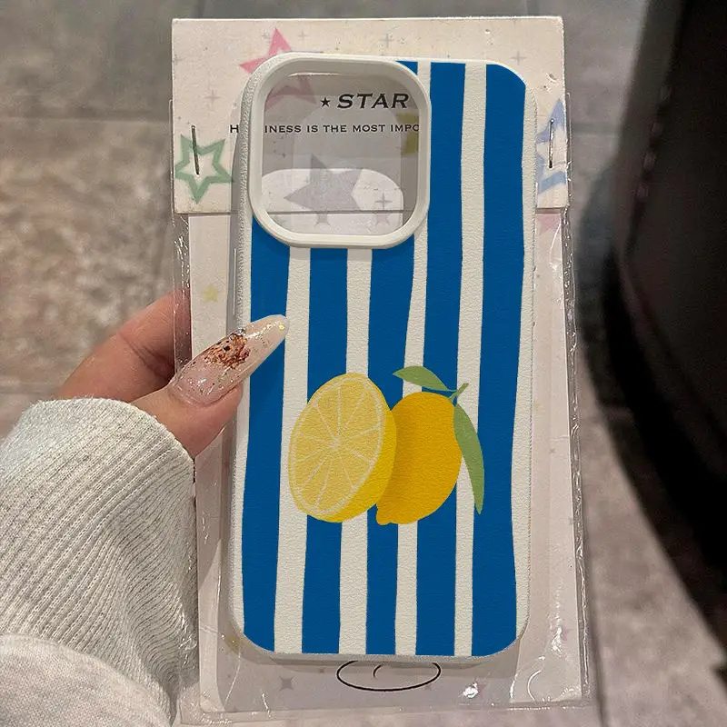 الأصفر الليمون الأزرق شريط نمط - مراجعة Phone Cases Yellow وسعره