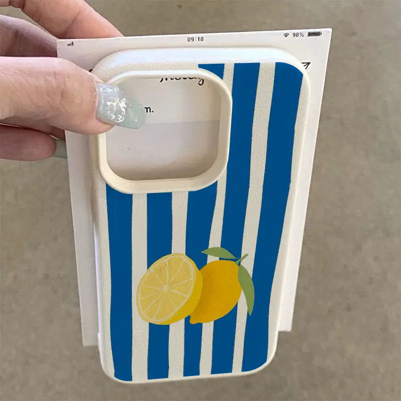 الأصفر الليمون الأزرق شريط نمط - مراجعة Phone Cases Yellow وسعره