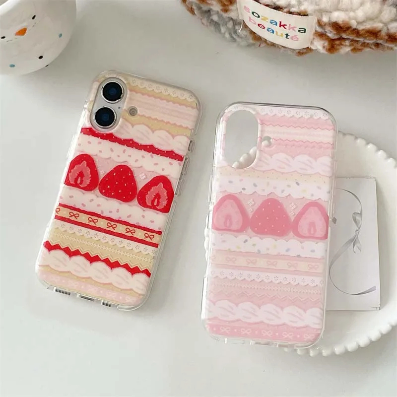 غطاء هاتف ناعم بتصميم كعكة الف - مراجعة Phone Cases Kawaii وسعره