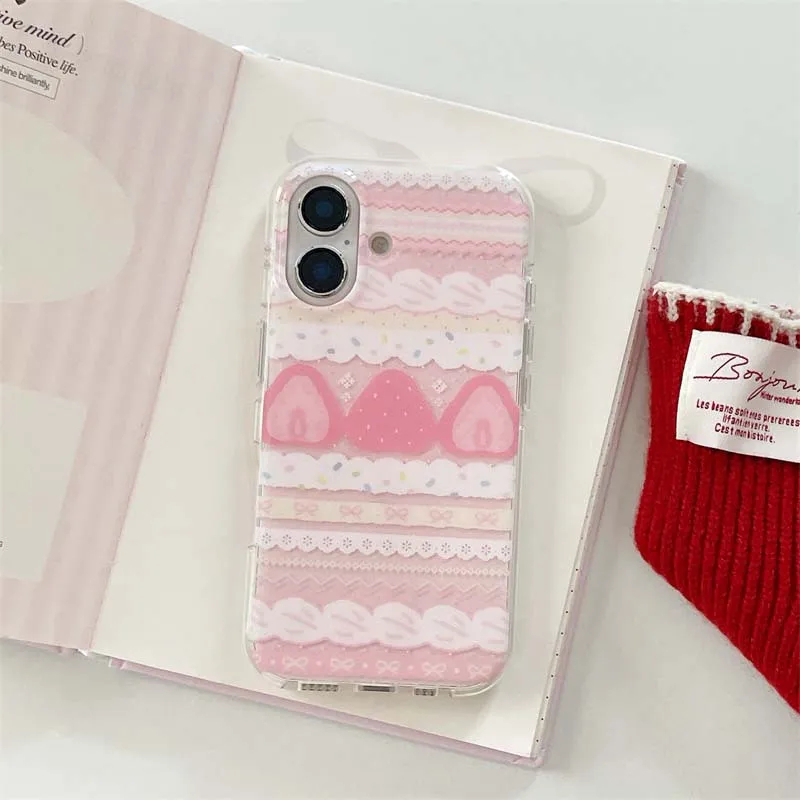 غطاء هاتف ناعم بتصميم كعكة الف - مراجعة Phone Cases Kawaii وسعره