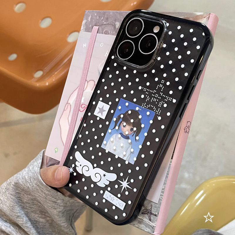 جراب هاتف بنمط بنات كوري بنقاط - مراجعة Phone Cases Cool Girl وسعره