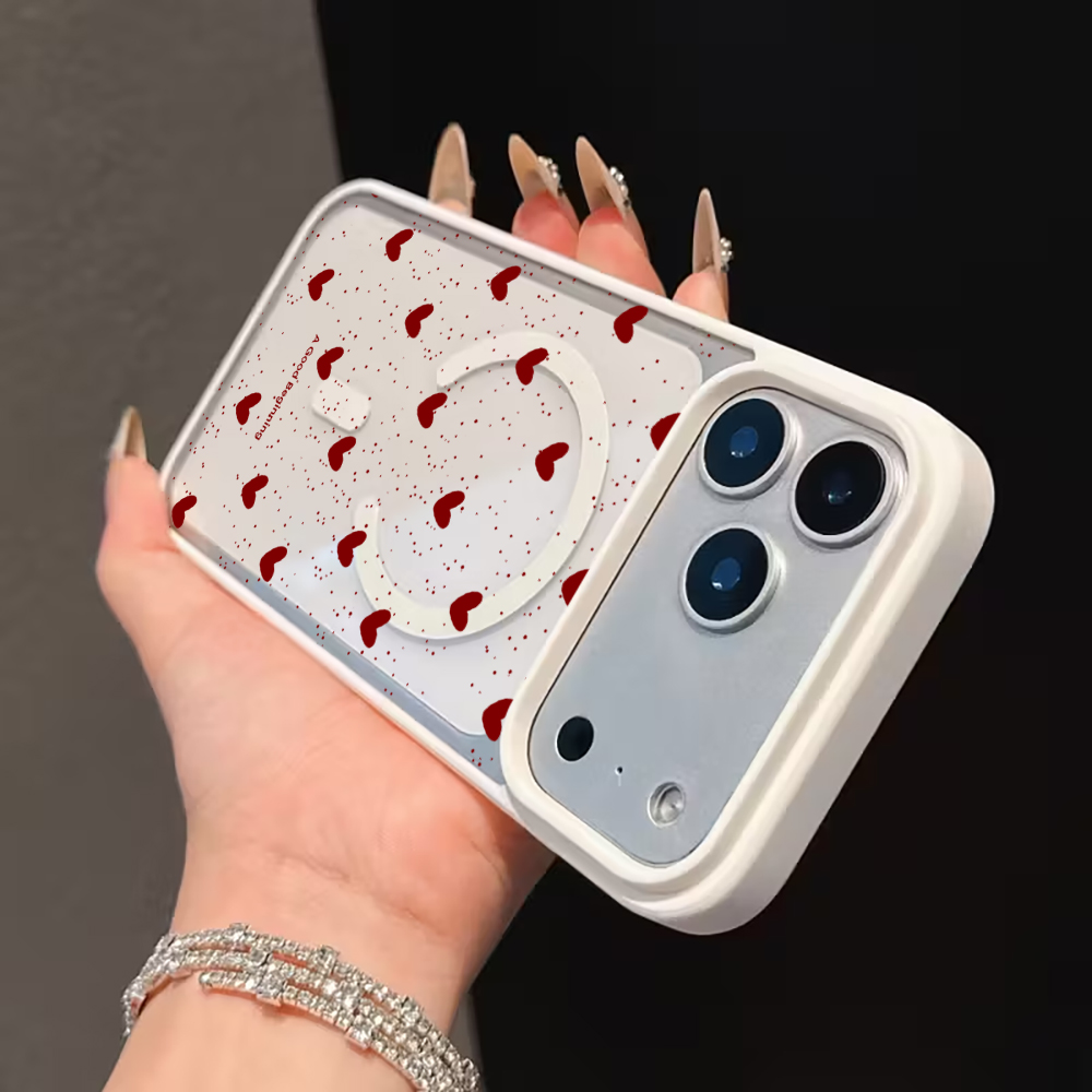 حافظة شفافة بسيطة على شكل قلب  - مراجعة Phone Cases Australia وسعره
